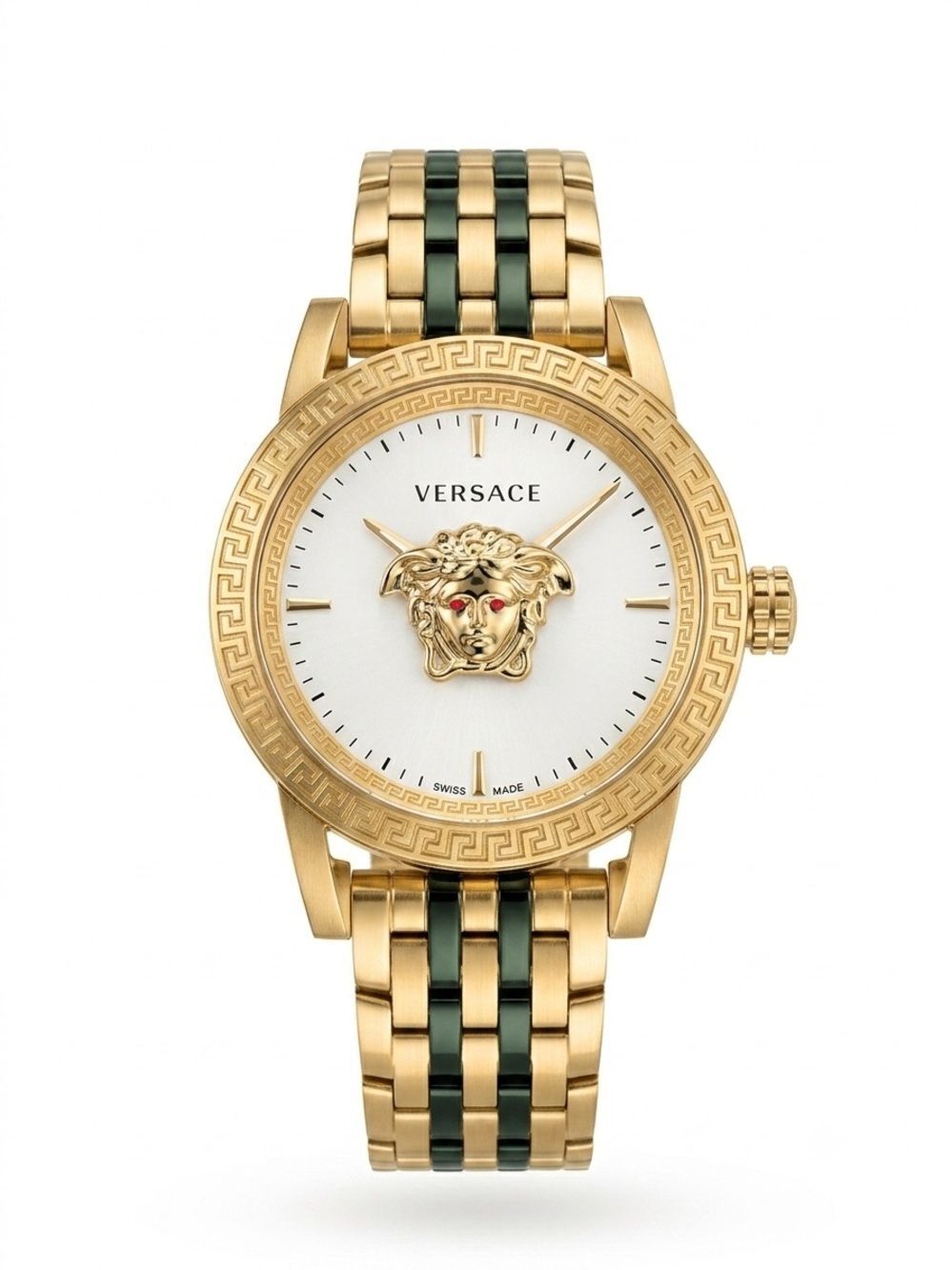Versace Medusa Touch Gold Stainless Steel Swiss Made Watch VERD00418 New
